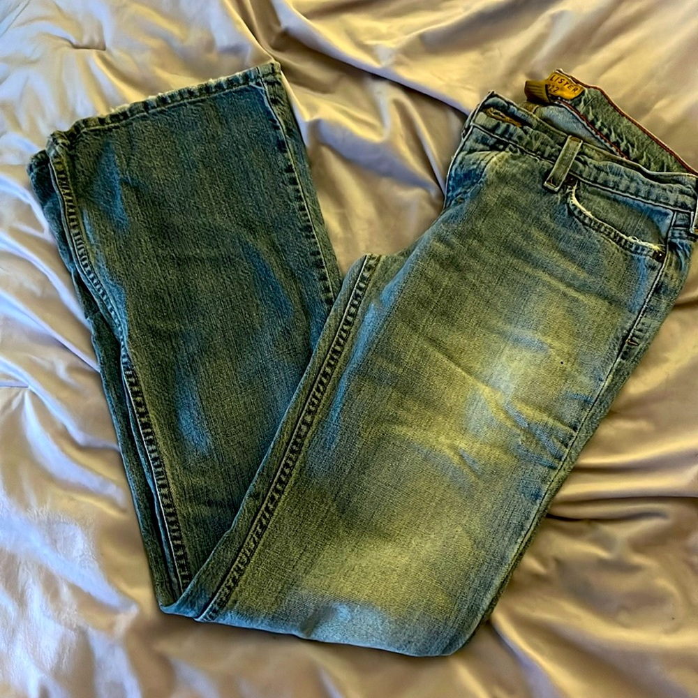 Hollister size 5R flared jeans